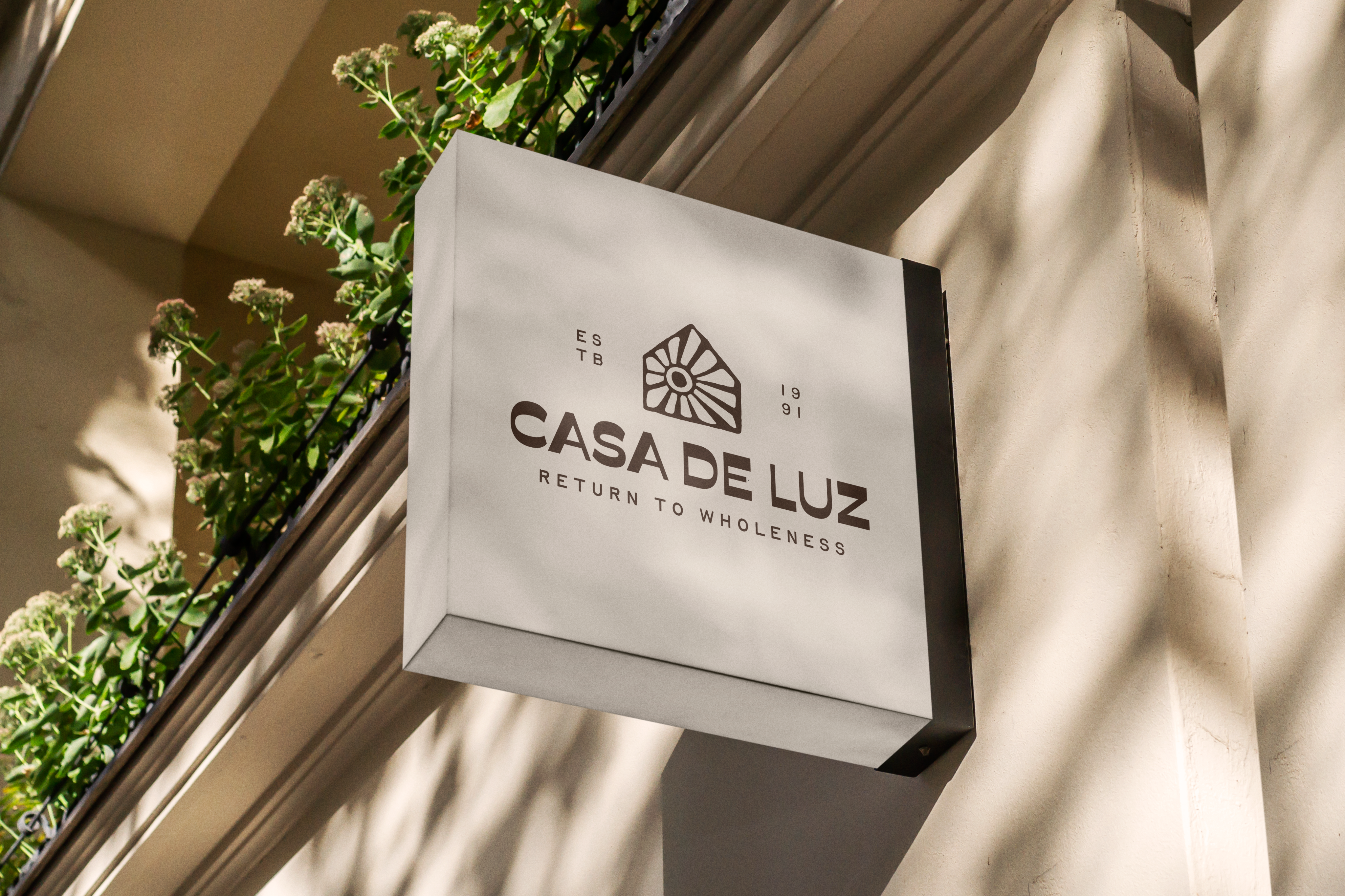 Graphic depicting UI-styled buttons with different categories of interior design items on top of an image of a modern interior living room.