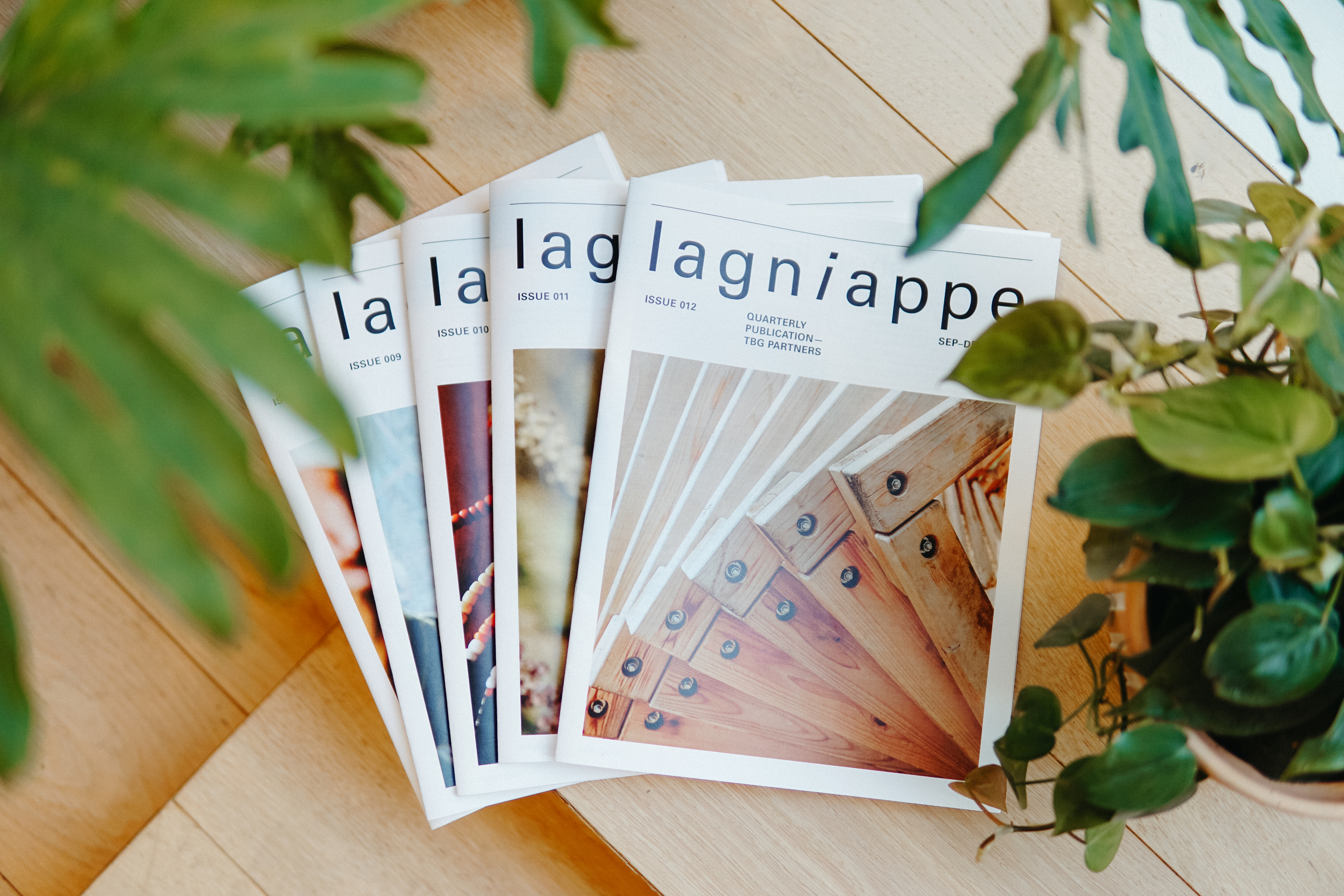 Emblem design for Madame FC depicting an M monogram in a circle with the words "Madame FC EST. 2003" inside on top of a background image of a soccer stadium.